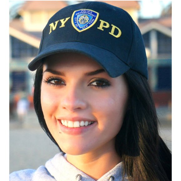 Navy NYPD Shield Hat baseball cap unisex NWT - Picture 6 of 7